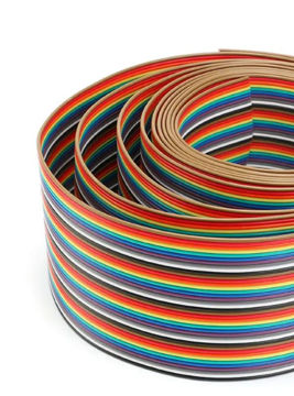 Cable de 10 colores, 2.54mm, 5 metrost
