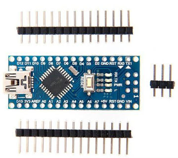 Arduino NANO compatible, con puerto mini-USB, no pines soldados